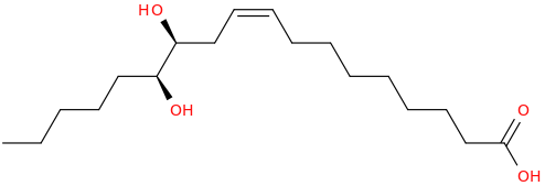 9 octadecenoic acid, 12,13 dihydroxy , (9z,12s,13s) 
